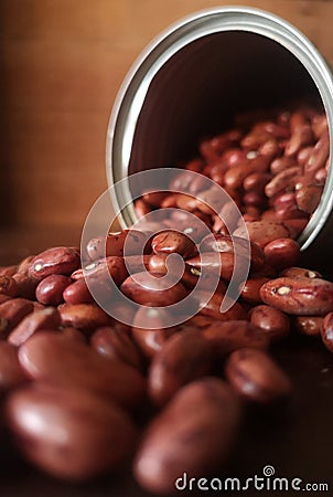 Red beans or jidney beans beans are healthy and, therefore, recommended as part of a healthy,Â nutritious diet. Stock Photo